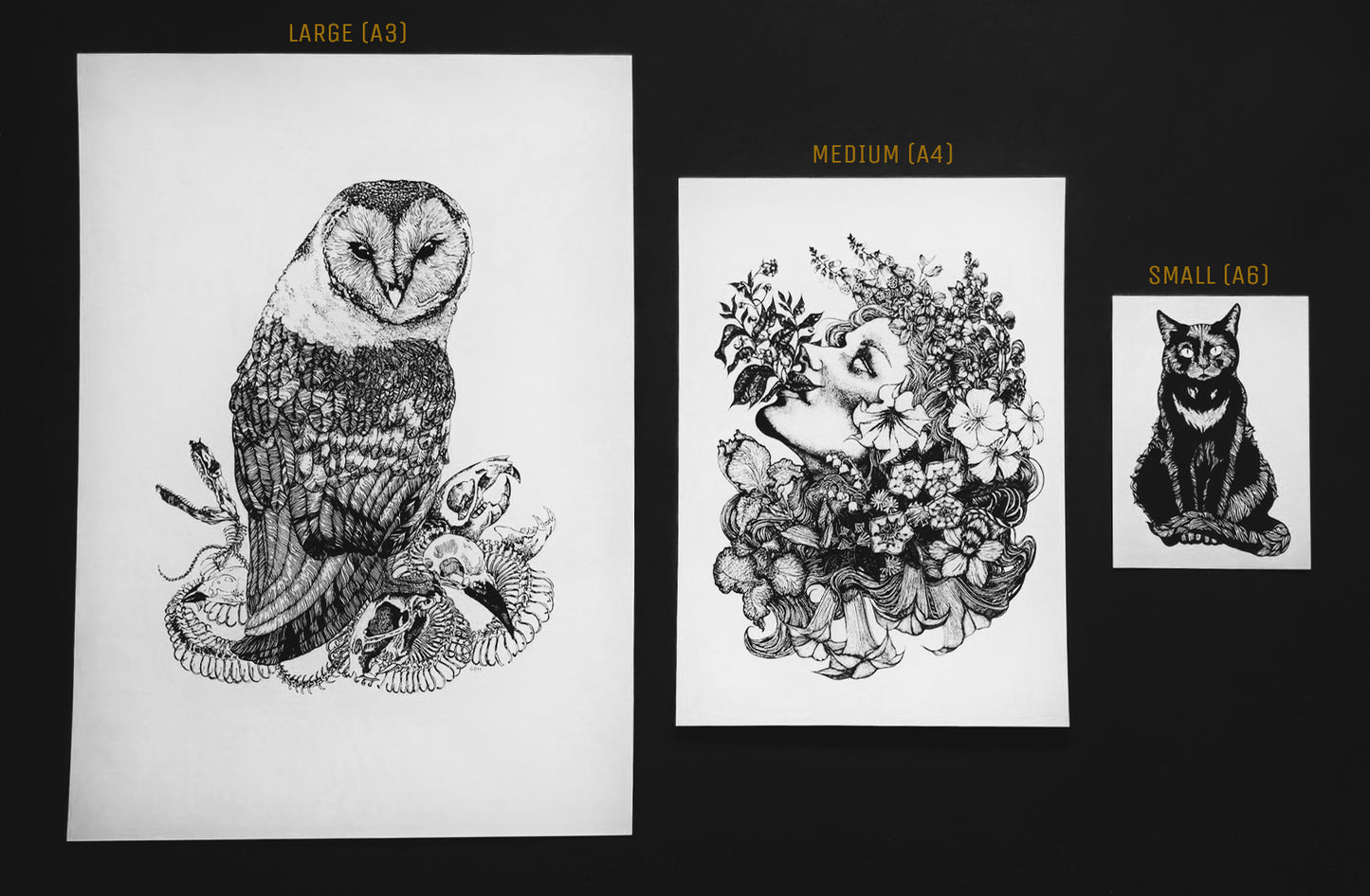 Prints | Halloween Cats