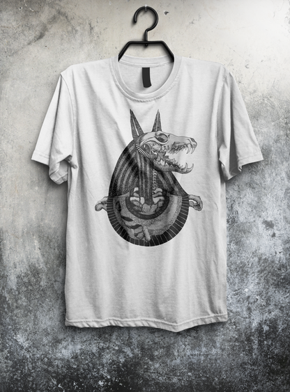 Anubis || White Short-Sleeve Unisex T-Shirt || Dead Gods