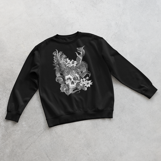 Cernunnos || Black Unisex Sweatshirt || Dead Gods