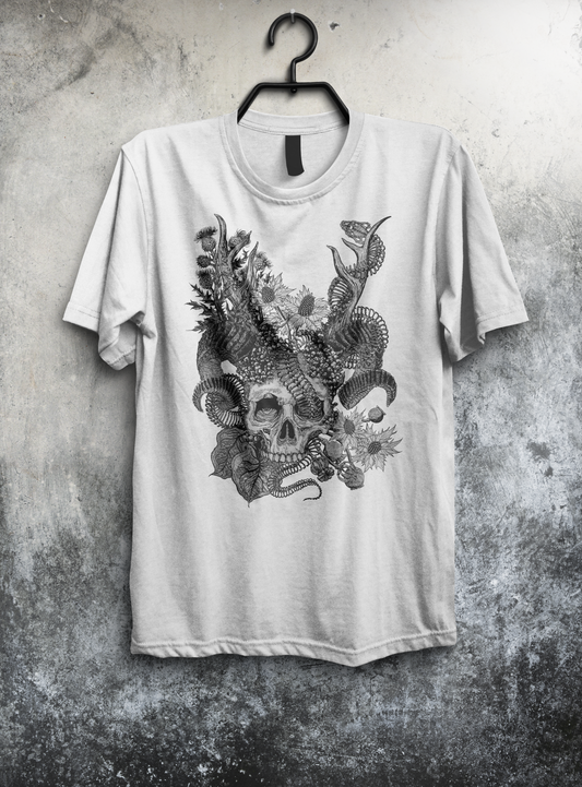 Cernunnos || White Short-Sleeve Unisex T-Shirt || Dead Gods