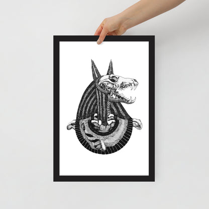 Anubis || Framed Poster || Dead Gods