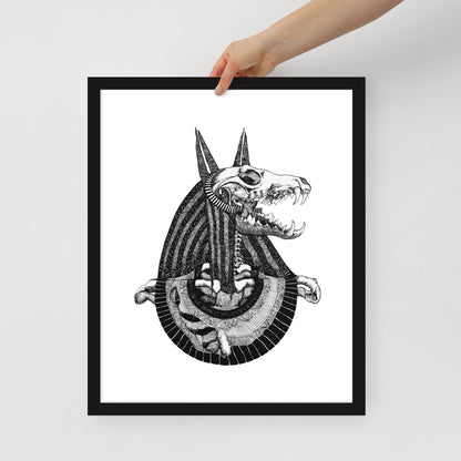 Anubis || Framed Poster || Dead Gods