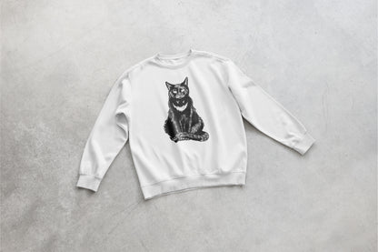 Black Cat || Halloween Cats || Sweatshirt