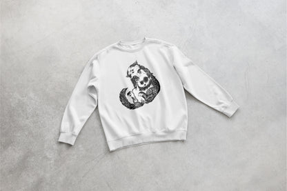 Calico Cat || Halloween Cats || Sweatshirt