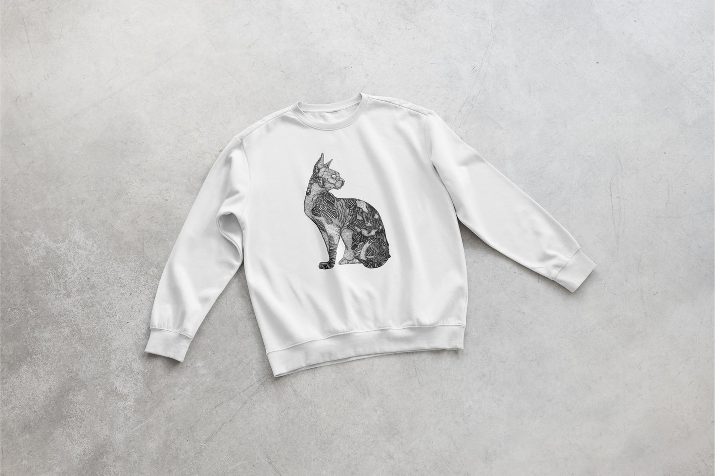 Sphynx Cat || Halloween Cats || Sweatshirt