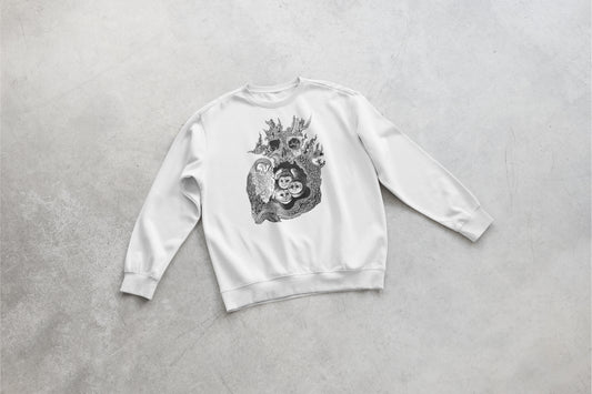 Owl Family || Birds & Bones || Sweatshirt