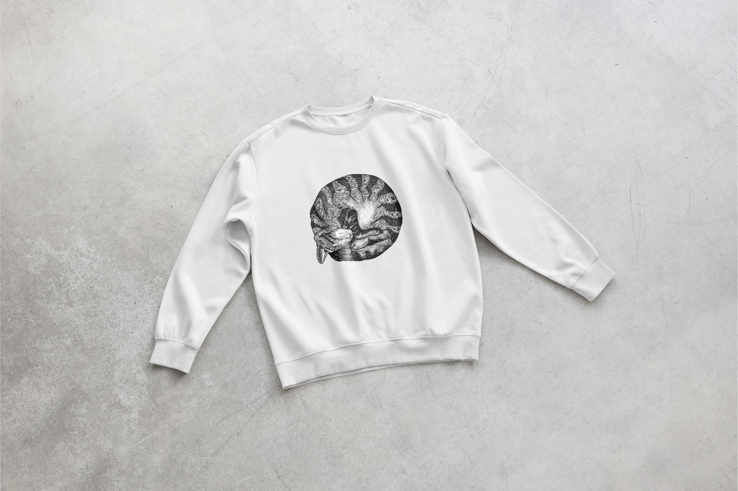 Tabby Cat || Halloween Cats || Sweatshirt