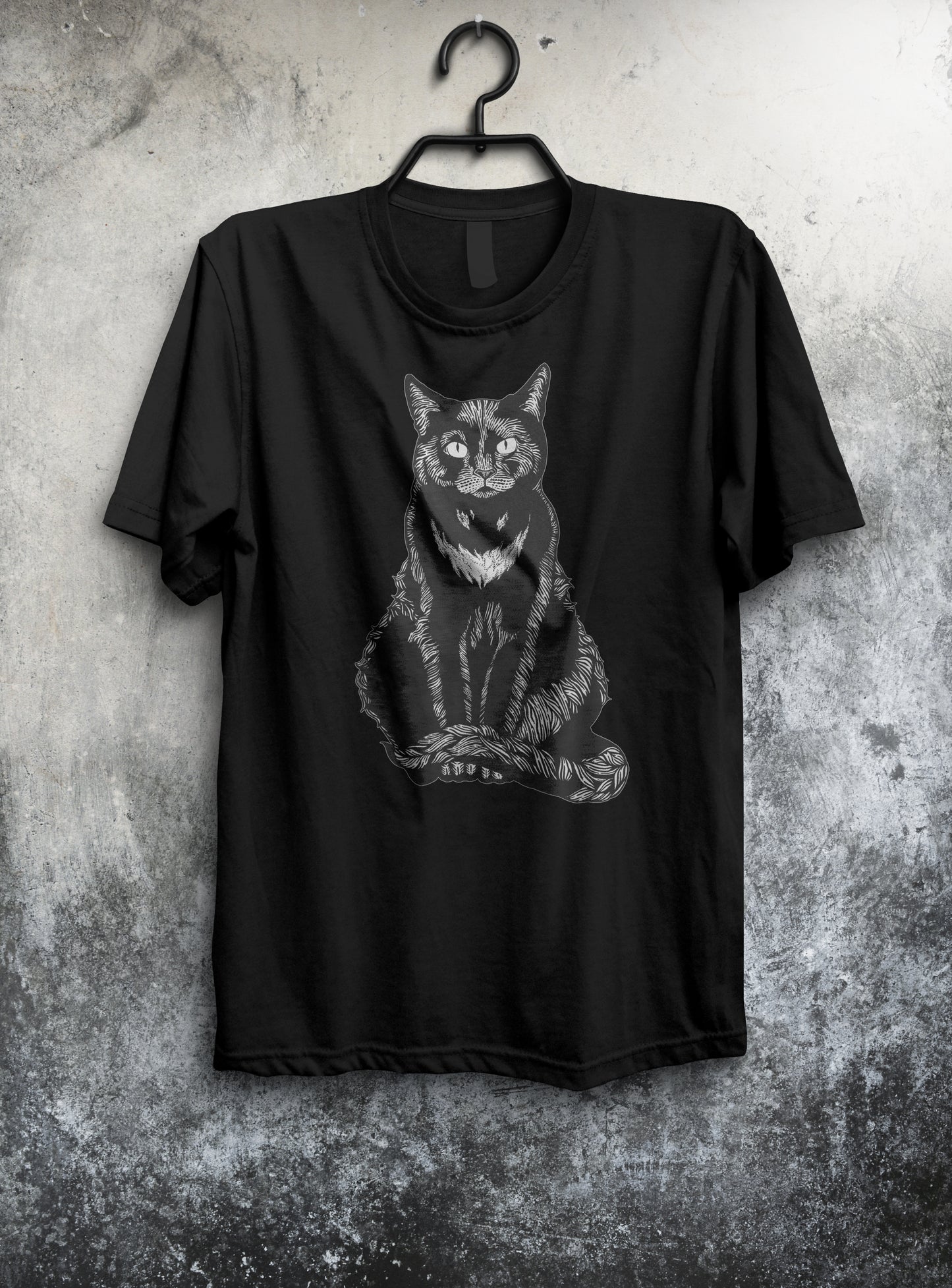 Black Cat || Halloween Cats || Short-Sleeve T-Shirt