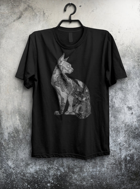 Sphynx Cat || Halloween Cats || Short-Sleeve T-Shirt