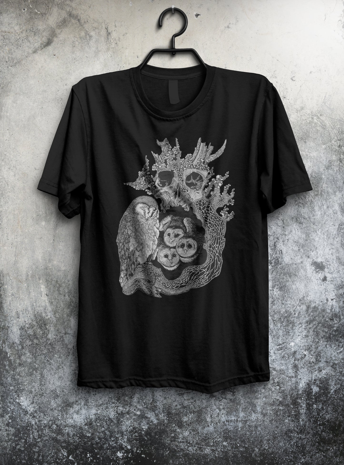 Owl Family || Birds & Bones || Short-Sleeve T-Shirt