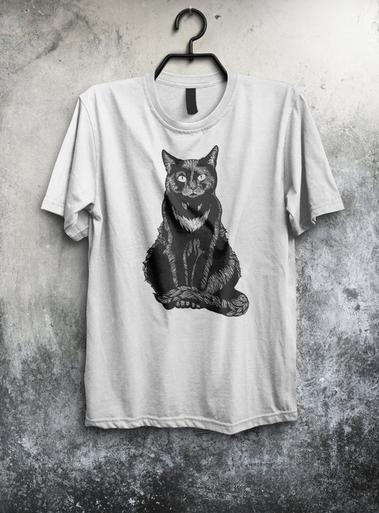 Black Cat || Halloween Cats || Short-Sleeve T-Shirt