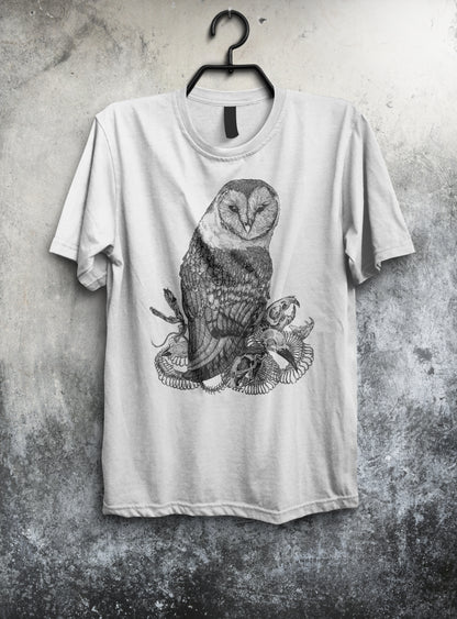 Owl || Birds & Bones || Short-Sleeve T-Shirt