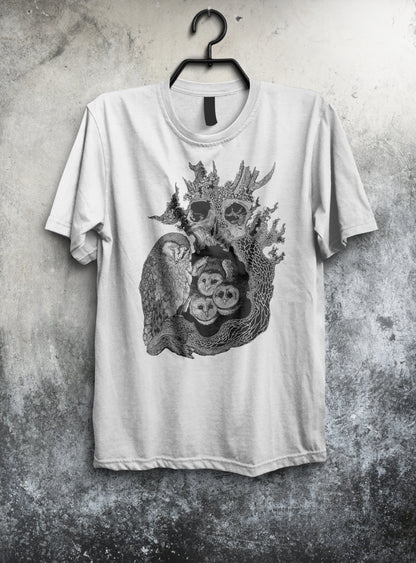 Owl Family || Birds & Bones || Short-Sleeve T-Shirt