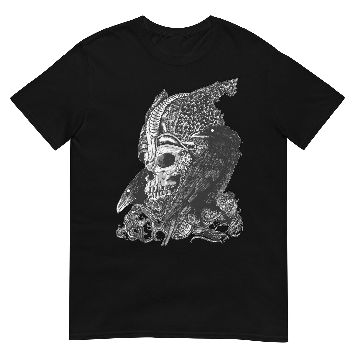 Odin || Black Short-Sleeve Unisex T-Shirt || Dead Gods