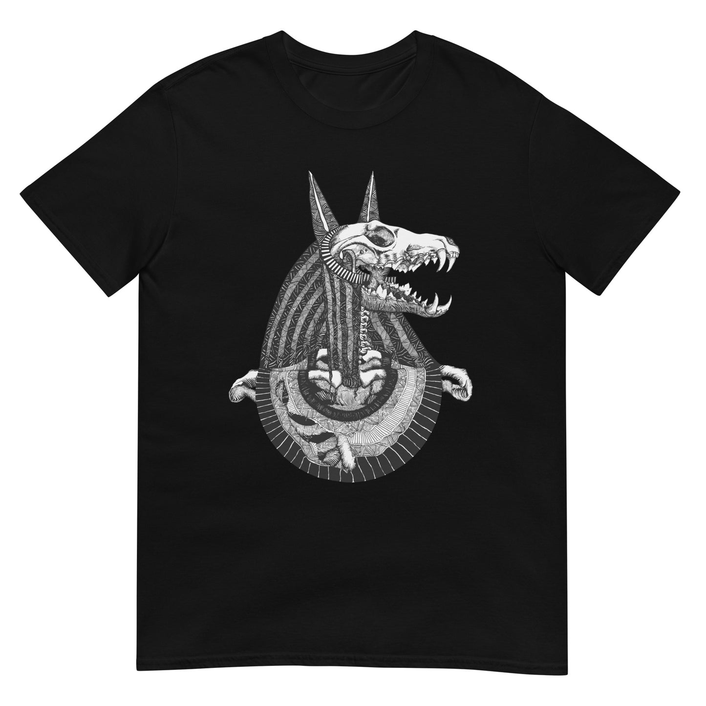 Anubis || Black Short-Sleeve Unisex T-Shirt || Dead Gods