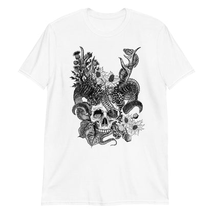 Cernunnos || White Short-Sleeve Unisex T-Shirt || Dead Gods