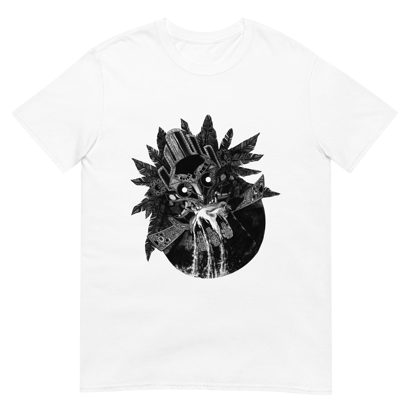 Tlaloc || White Short-Sleeve Unisex T-Shirt || Dead Gods