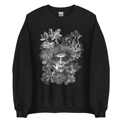 Gaia || Black Unisex Sweatshirt || Dead Gods