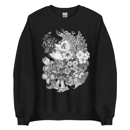 Chloris || Black Unisex Sweatshirt || Dead Gods