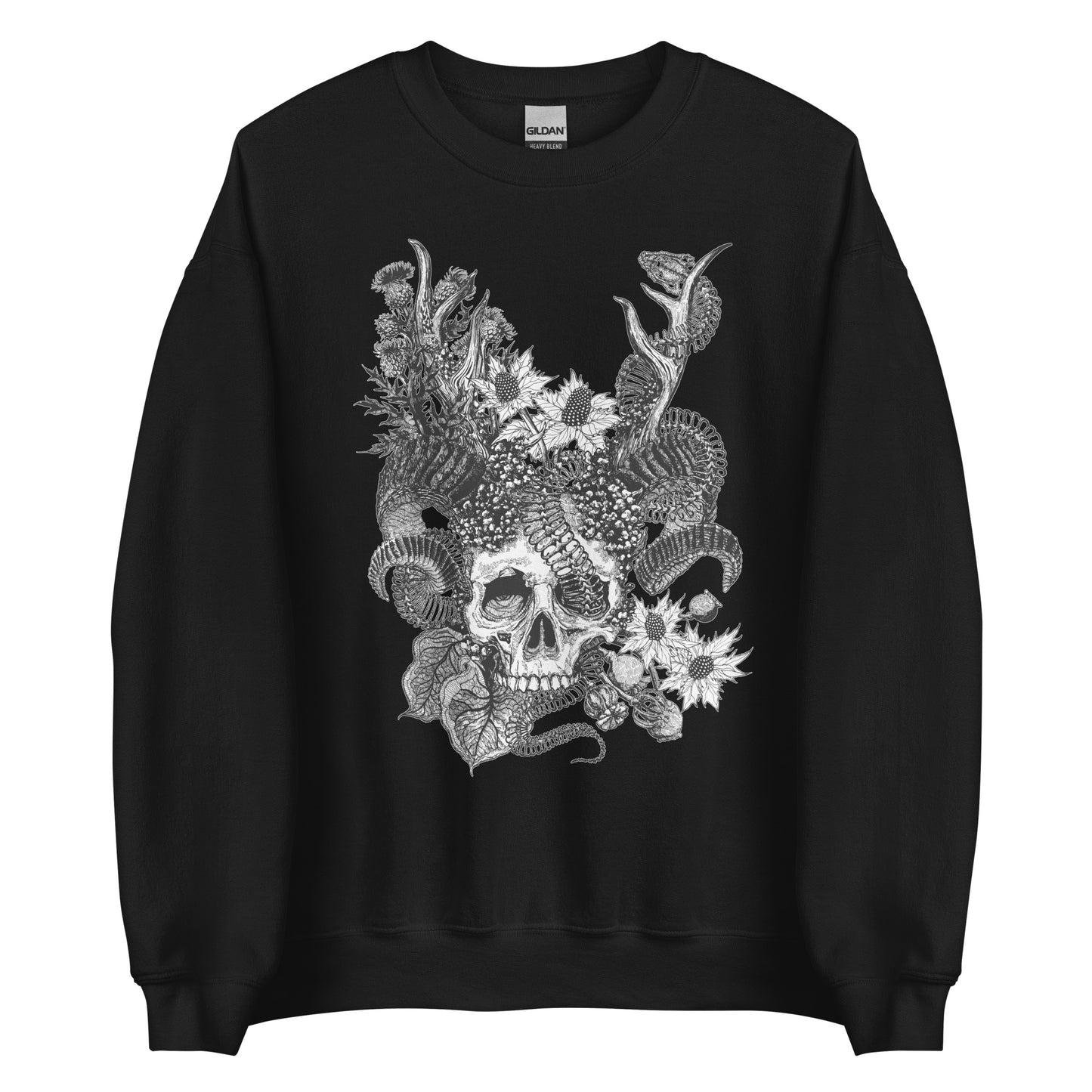 Cernunnos || Black Unisex Sweatshirt || Dead Gods